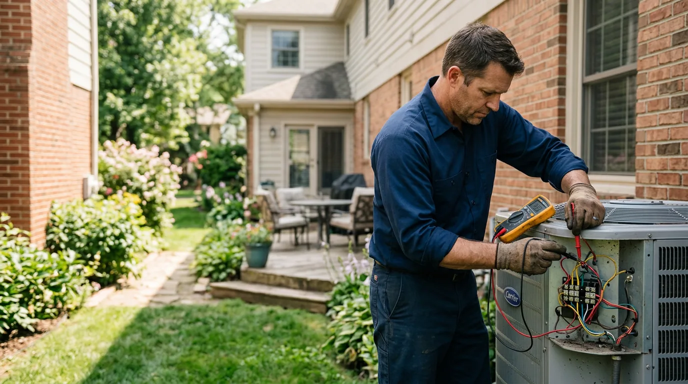 HVAC technician working near Morganza, MD